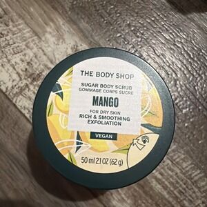 THE BODY SHOP SUGAR VEGAN BODY SCRUB EXFOLIATOR MANGO 2.1 oz Rare